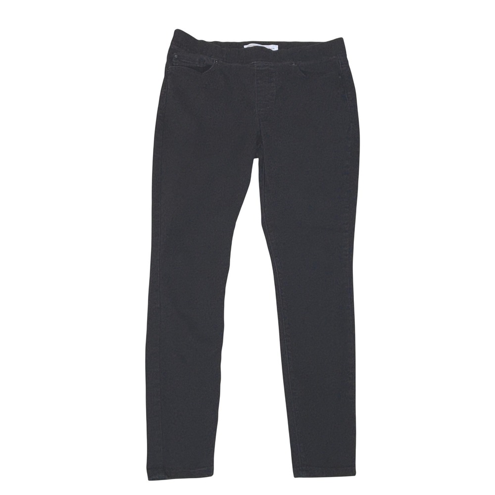 Signature by Levi Strauss Gold Totally Shaping Pull-On Skinny Jeans Black 16L